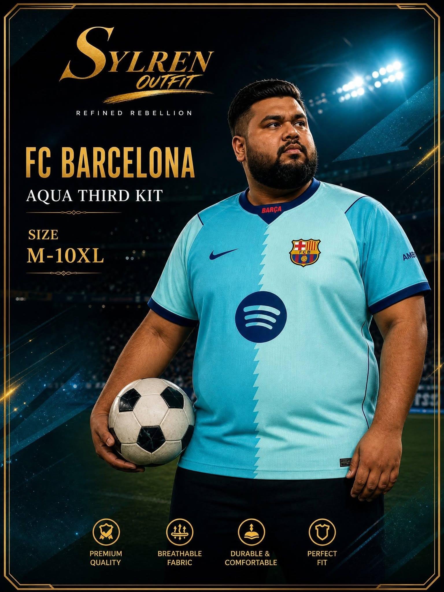 Barcelona New 3rd Kit 2026/27 || M to 10XL