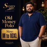 Plus-size Old Money Zipper-Polo